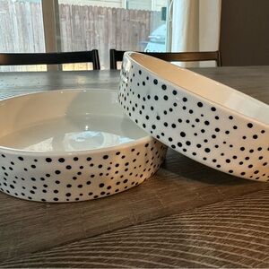 Boots & Barkley White and Black Cat Bowls